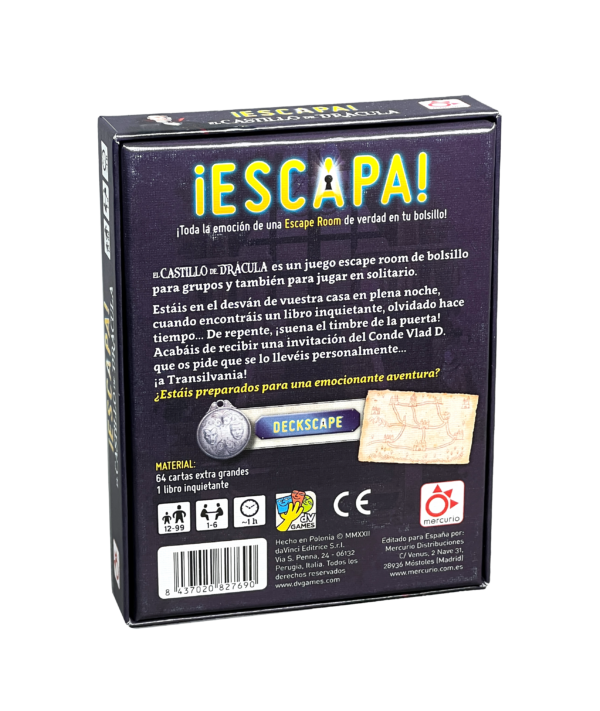 ¡Escapa! El castillo de Dracula