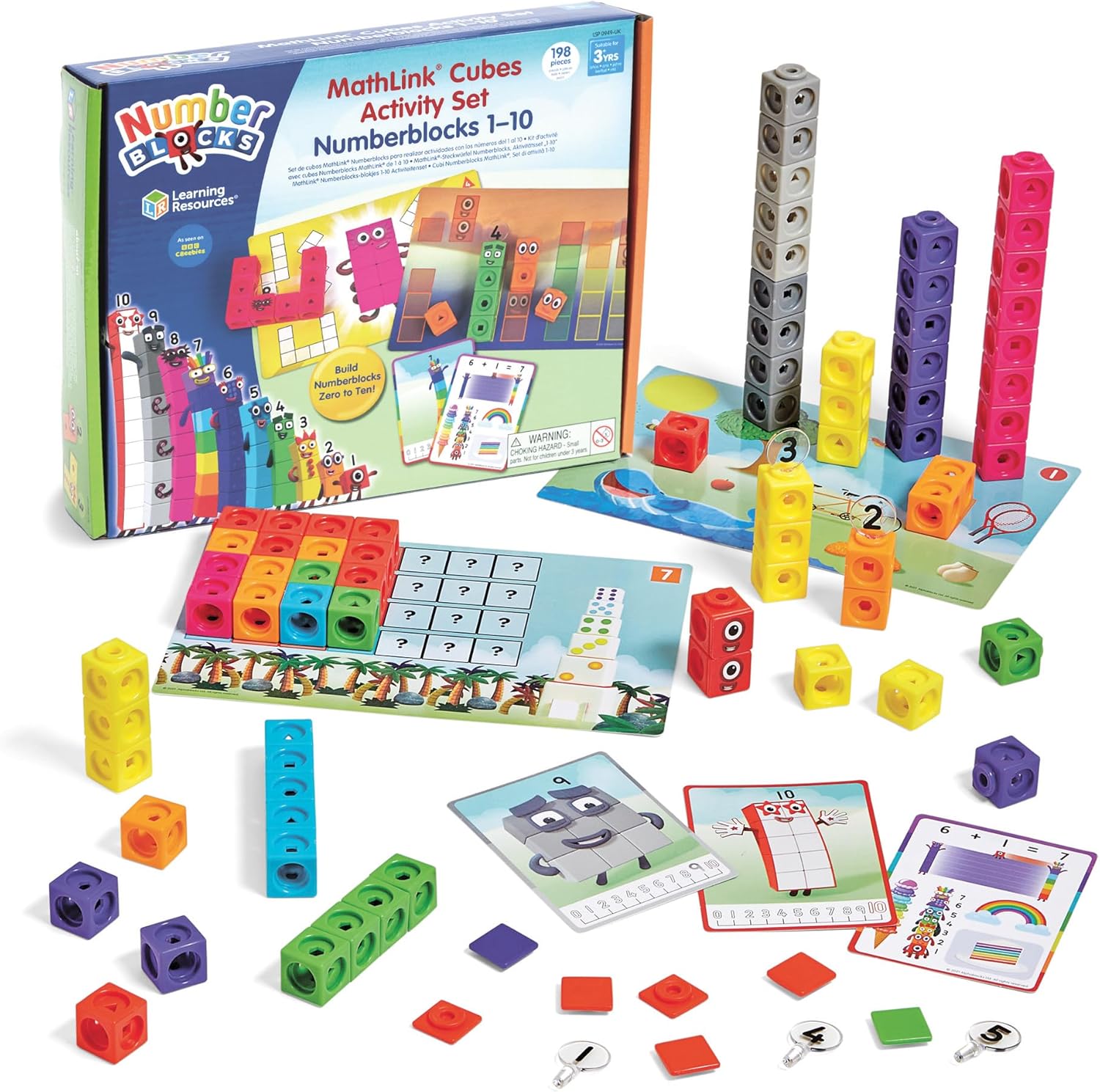 Mathlink Cubes Numerblocks 1-10 Activity Set: imagen 7