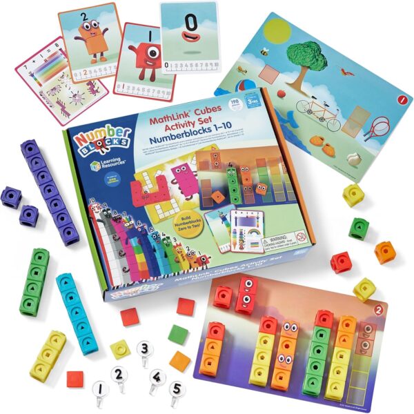 Mathlink Cubes Numerblocks 1-10 Activity Set: imagen 5