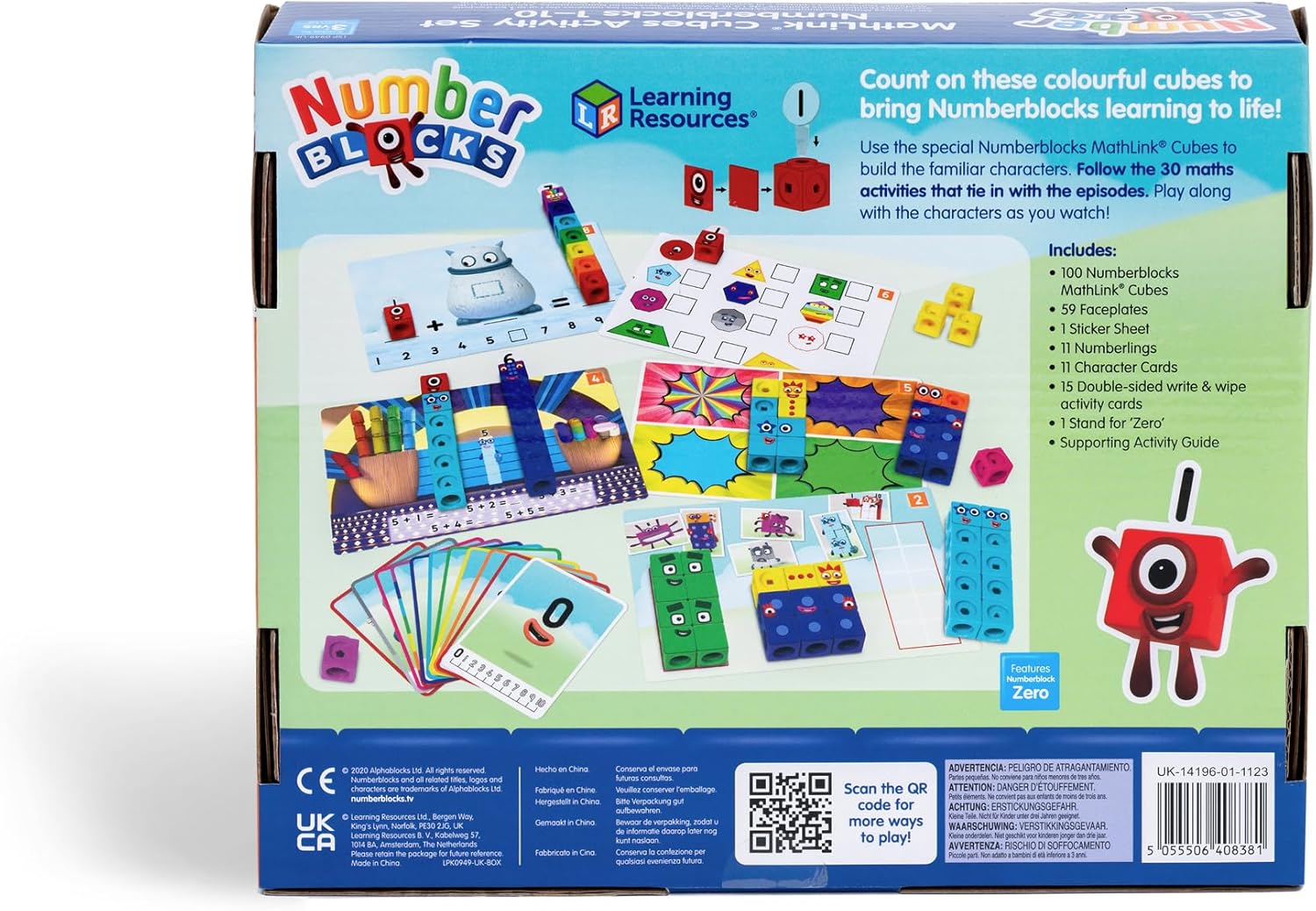 Mathlink Cubes Numerblocks 1-10 Activity Set: imagen 4