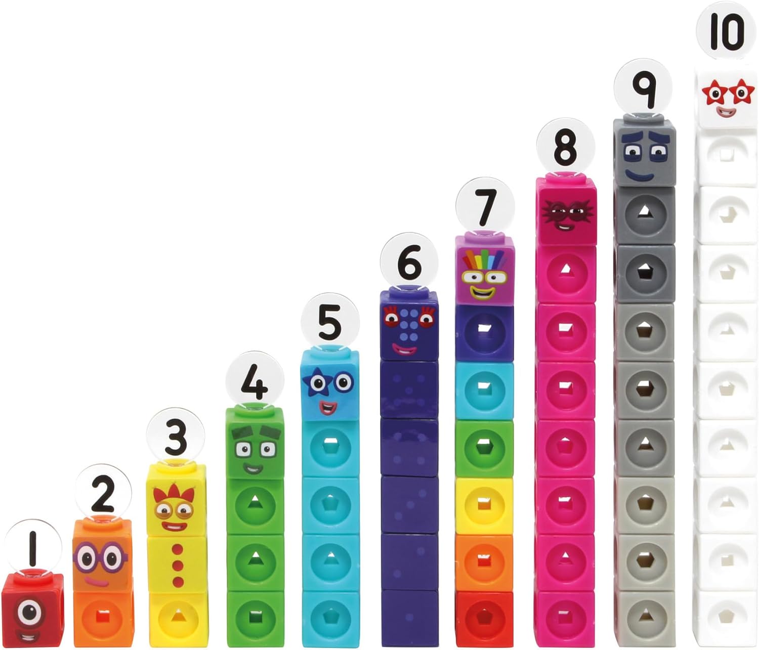 Mathlink Cubes Numerblocks 1-10 Activity Set: imagen 2