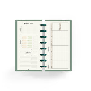 Planificador Ingeniox Semanal Verde No Fechado: imagen 2