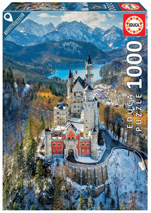 Puzzle Castillo De Neuschwanstein Vista Aerea 1000 piezas