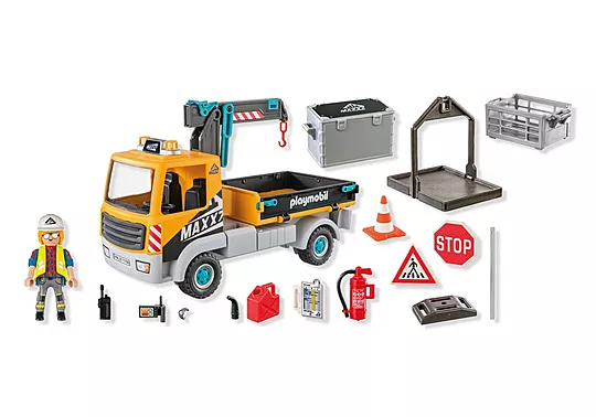 Camión de construcción con grúa (Playmobil 71750): imagen 2