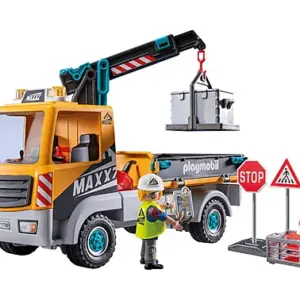 Camión de construcción con grúa (Playmobil 71750): imagen 6