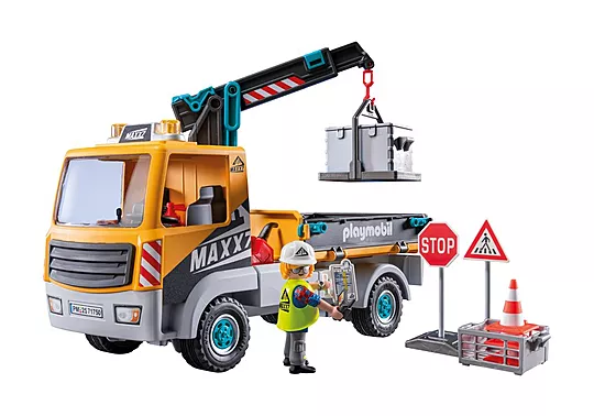 Camión de construcción con grúa (Playmobil 71750): imagen 6
