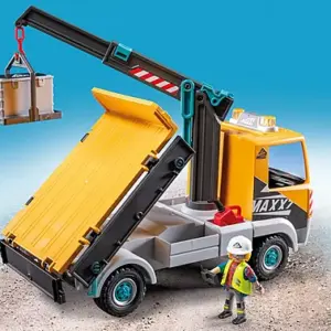 Camión de construcción con grúa (Playmobil 71750): imagen 4