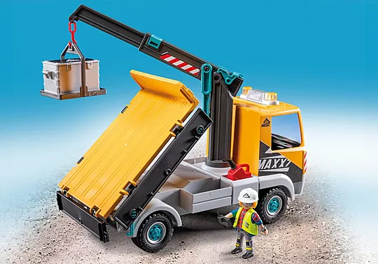 Camión de construcción con grúa (Playmobil 71750): imagen 4
