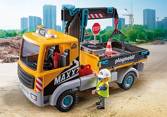 Camión de construcción con grúa (Playmobil 71750): imagen 3