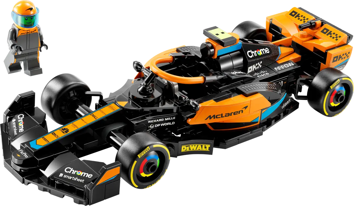 Coche de Carreras de Fórmula 1 McLaren 2023 (Lego 76919): imagen 2