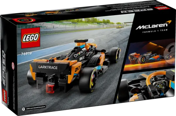 Coche de Carreras de Fórmula 1 McLaren 2023 (Lego 76919): imagen 3