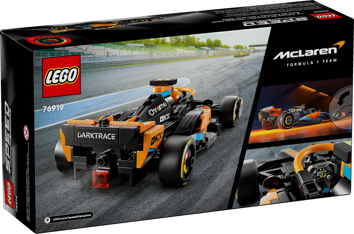 Coche de Carreras de Fórmula 1 McLaren 2023 (Lego 76919): imagen 3