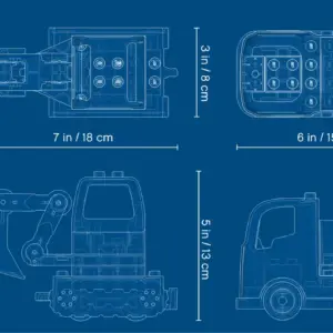 Camion Y Excavadora Con Orugas (Lego 10931): imagen 3