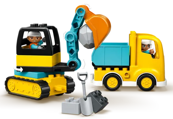 Camion Y Excavadora Con Orugas (Lego 10931): imagen 2