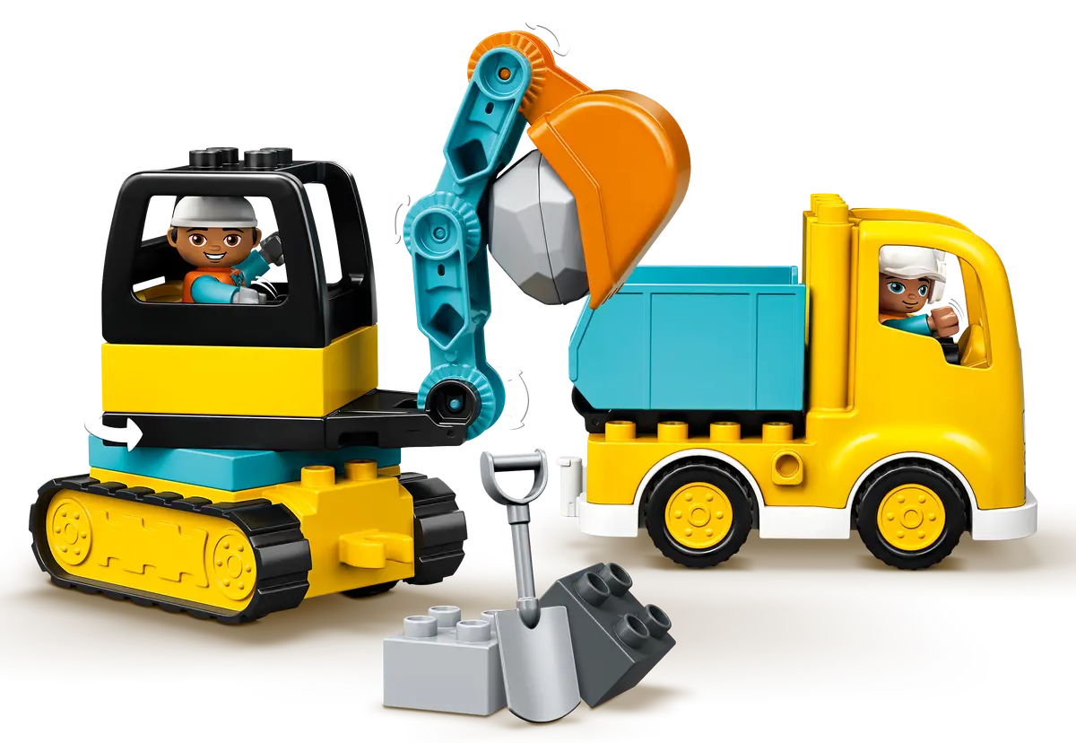 Camion Y Excavadora Con Orugas (Lego 10931): imagen 2