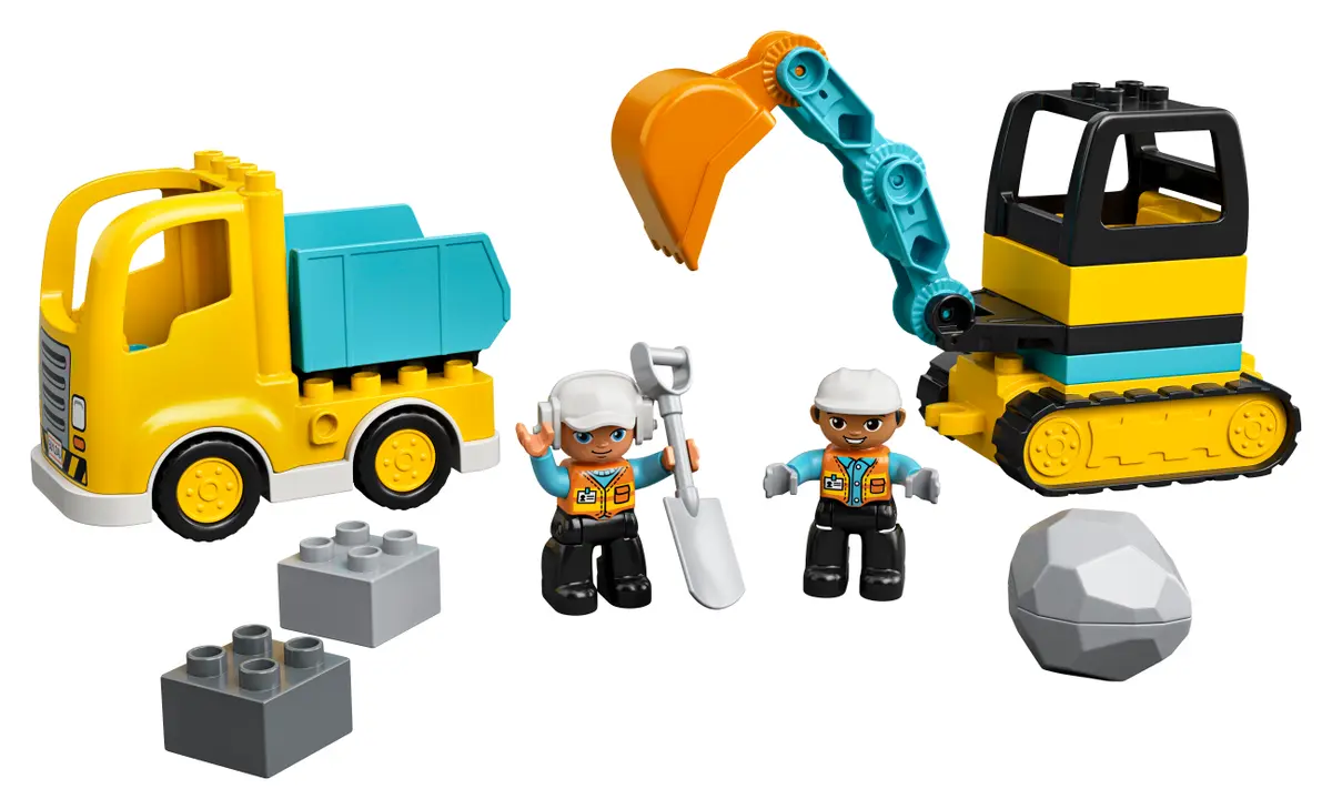Camion Y Excavadora Con Orugas (Lego 10931): imagen 10