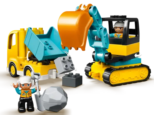 Camion Y Excavadora Con Orugas (Lego 10931): imagen 8