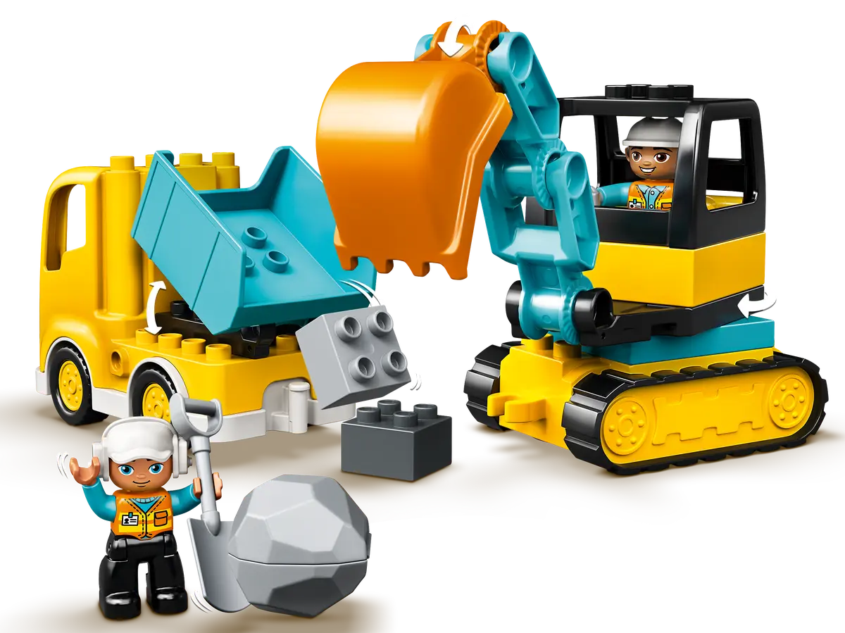 Camion Y Excavadora Con Orugas (Lego 10931): imagen 8