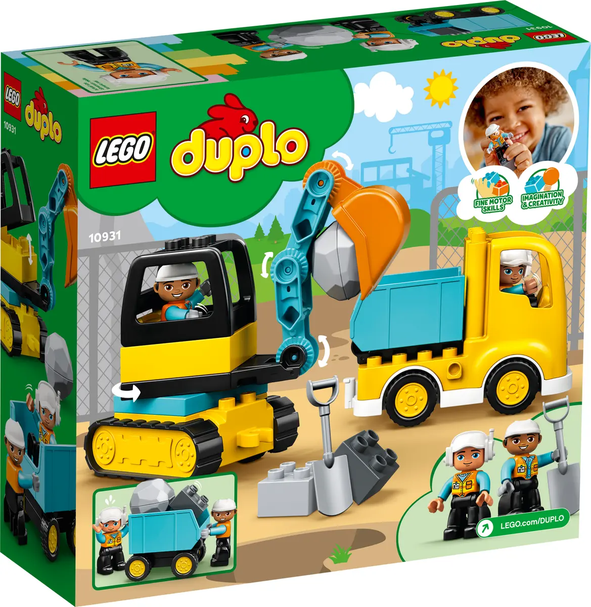Camion Y Excavadora Con Orugas (Lego 10931): imagen 7