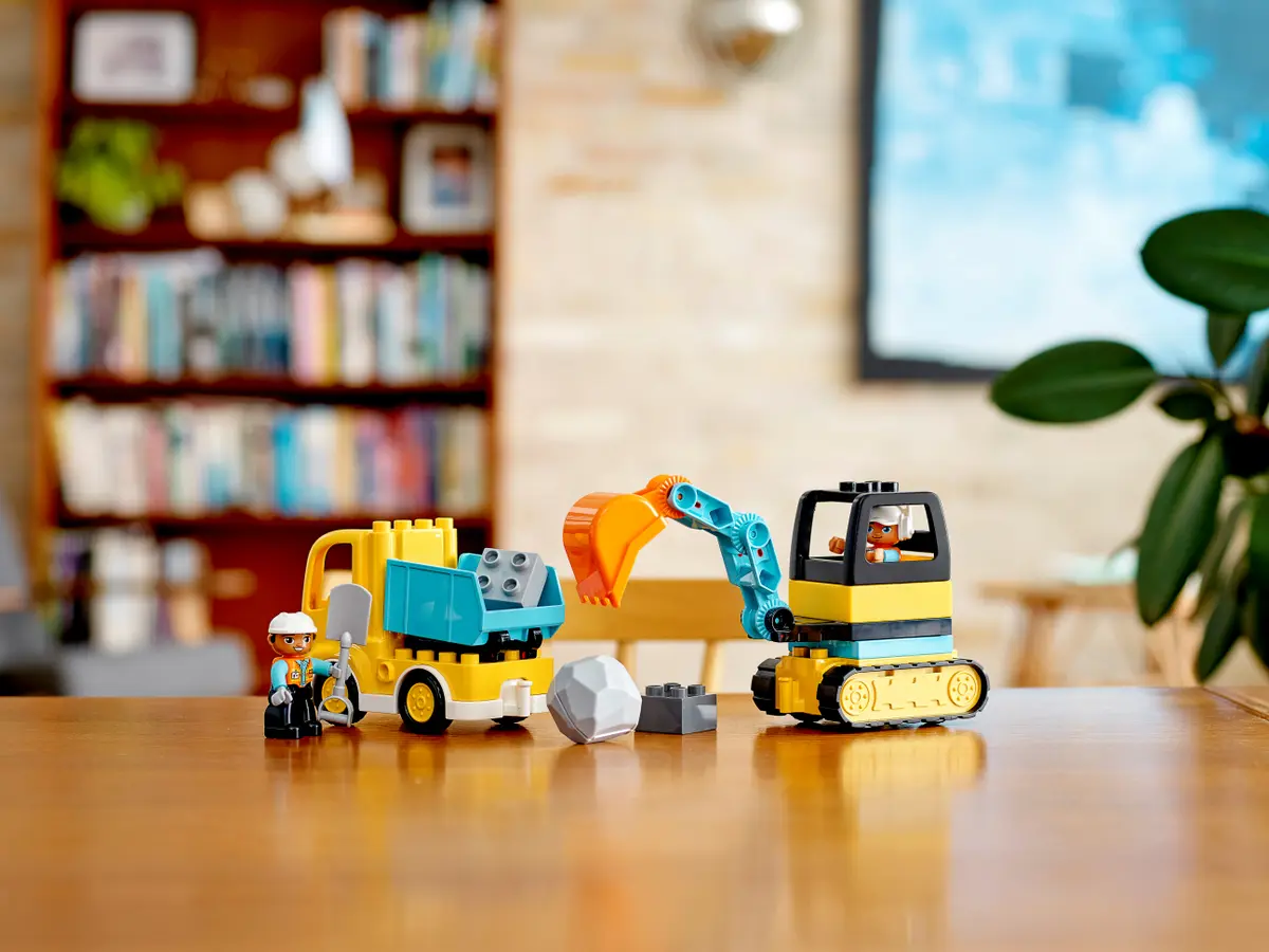 Camion Y Excavadora Con Orugas (Lego 10931): imagen 4