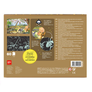 Puzzle Infantil Brilla En La Oscuridad Dinosaurios: imagen 2