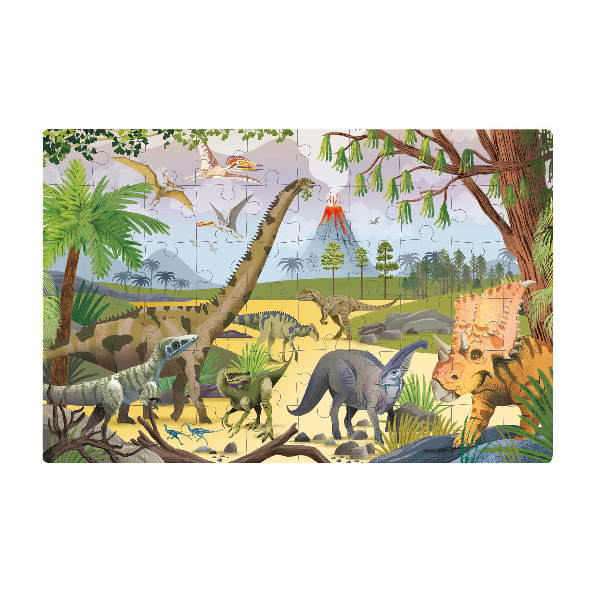 Puzzle Infantil Brilla En La Oscuridad Dinosaurios: imagen 5