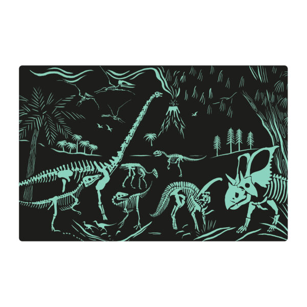 Puzzle Infantil Brilla En La Oscuridad Dinosaurios: imagen 4