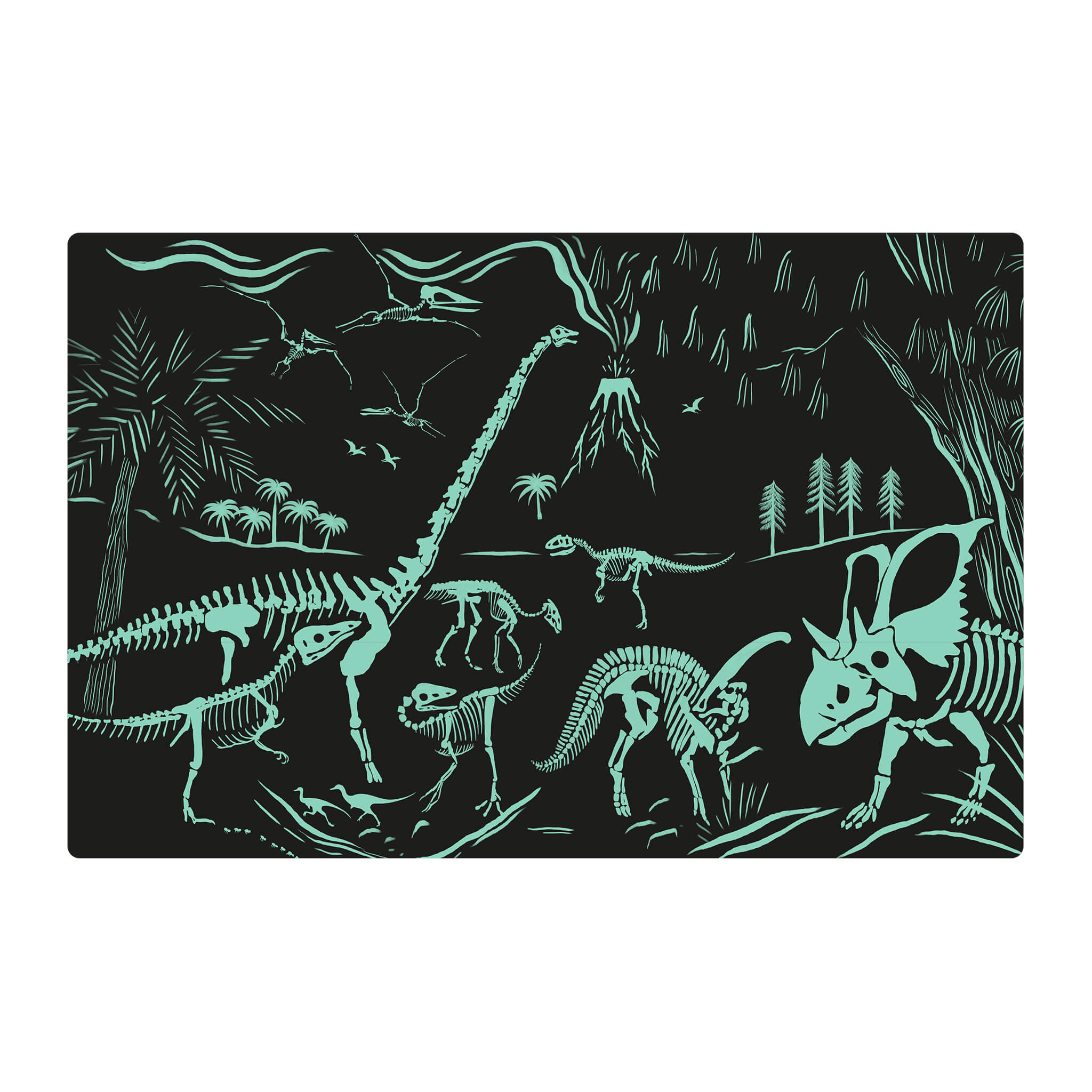 Puzzle Infantil Brilla En La Oscuridad Dinosaurios: imagen 4
