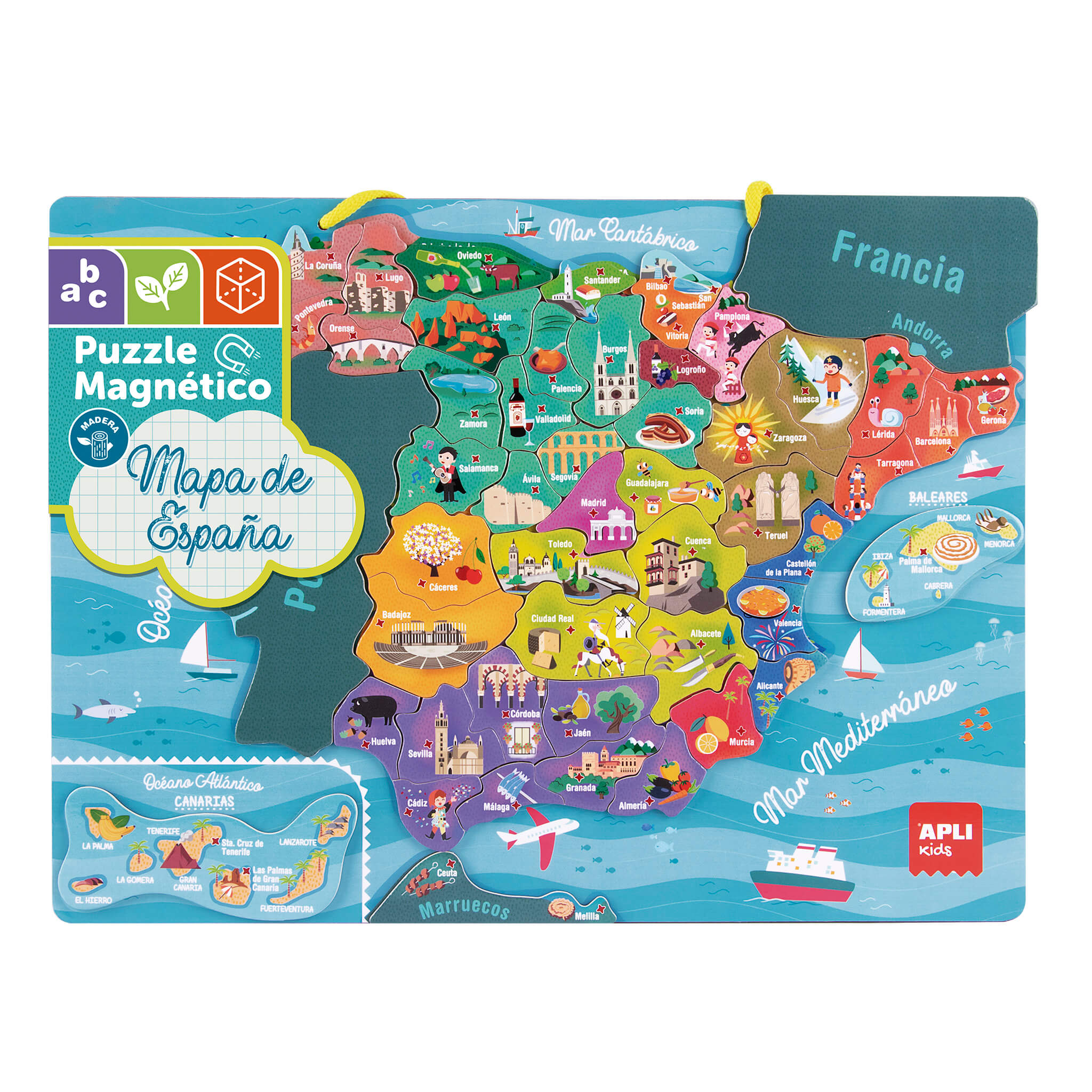 Puzzle Mapa magnético de España: imagen 1
