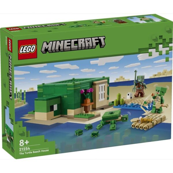 Lego Minecraft Casa de la tortuga de la playa - Educateka, juegos de mesa, educativos y papelería