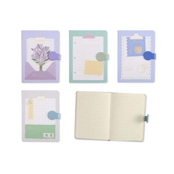 Libreta cierre magnético Romantique - Educateka, juegos de mesa, educativos y papelería