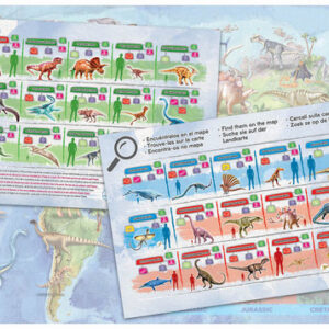 Puzzle Mapamundi Dinosaurios 150 Piezas: imagen 3