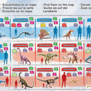 Puzzle Mapamundi Dinosaurios 150 Piezas: imagen 4