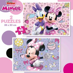 Puzzle 2x48 Minnie: imagen 2
