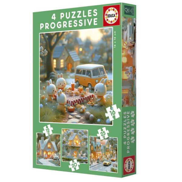 Puzzle Ciudad De Conejitos: imagen 5