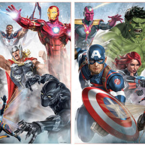 Puzzle 2 X 500 Piezas Los Vengadores: imagen 2