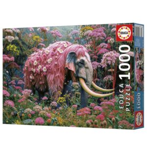 Puzzle Elefante Floral 1000 Piezas: imagen 3