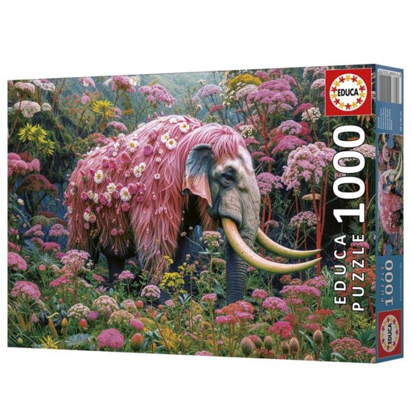 Puzzle Elefante Floral 1000 Piezas: imagen 3