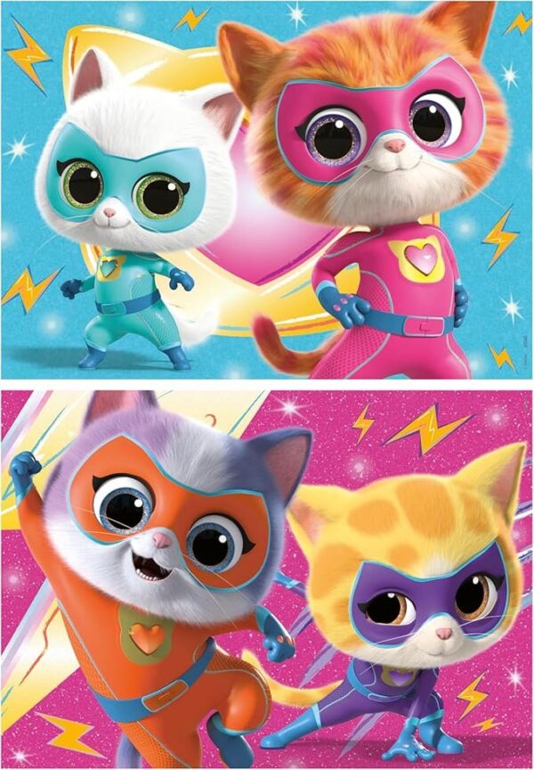 Puzzle 2x20 Superkitties: imagen 3