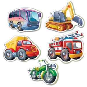 Puzzle Vehículos 3, 4 Y 5 Piezas: imagen 2