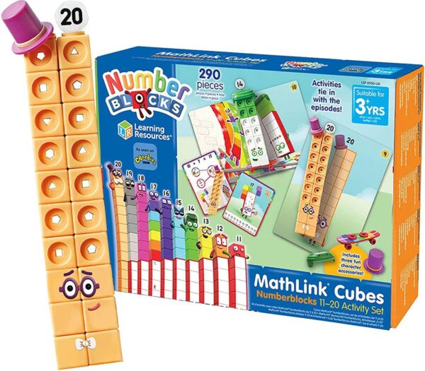 Mathlink Cubes Numberblocks 11-20 Activity Set: imagen 2