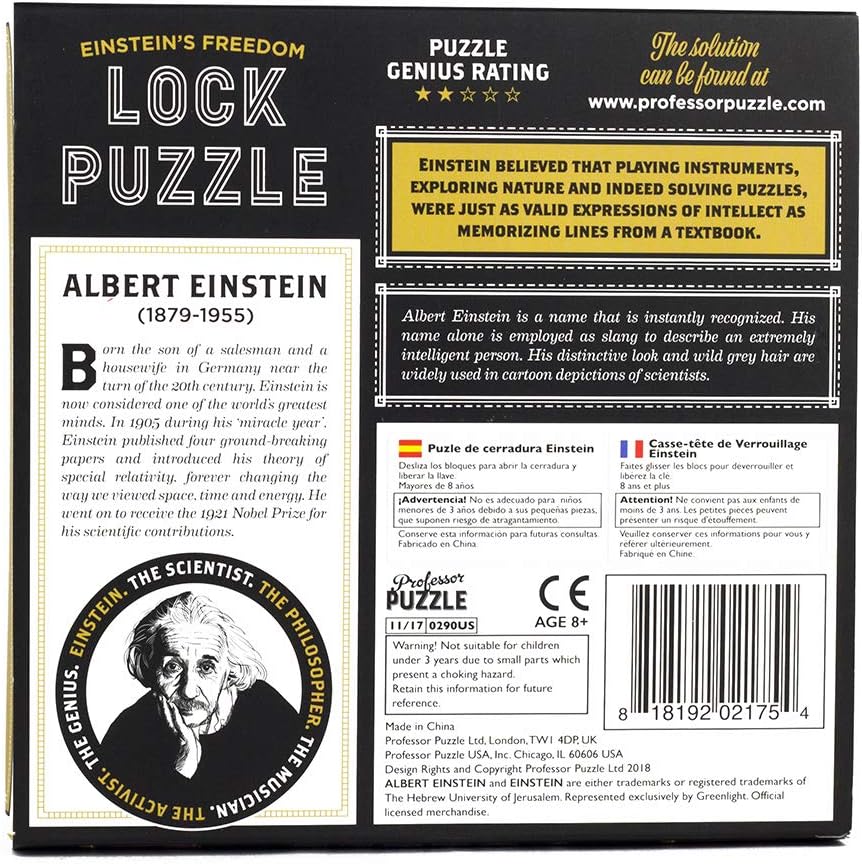 Rompecabezas - Puzzle Candado de Einstein: imagen 3