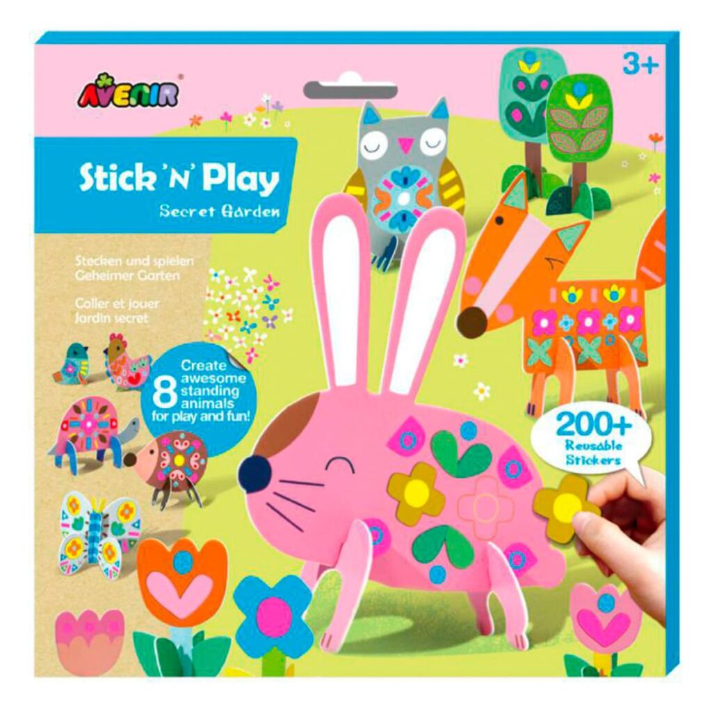 Set Stick 'n' Play Jardín Secreto Avenir