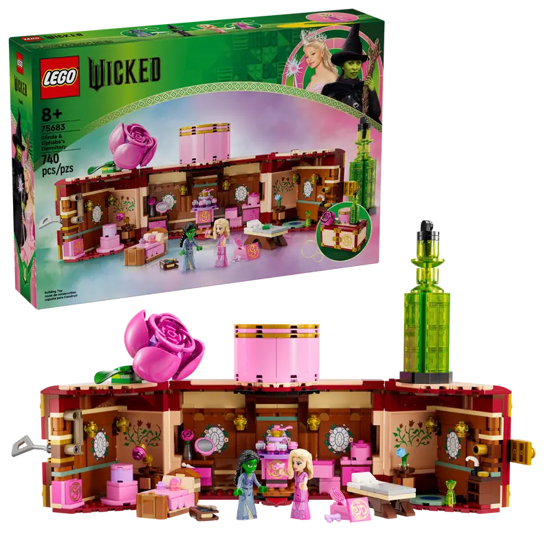 Dormitorio de Glinda y Elphaba (Lego 75683 Wicked): imagen 1