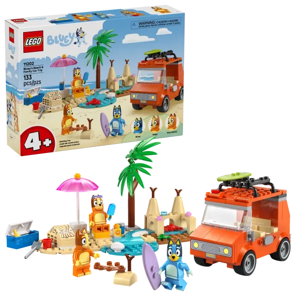 Excursión Familiar a la Playa de Bluey (Lego 11202)