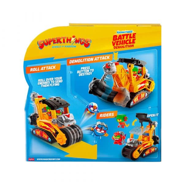 Superthings - Kazoom Power Warrios Battle Vehicles: Demolition: imagen 2