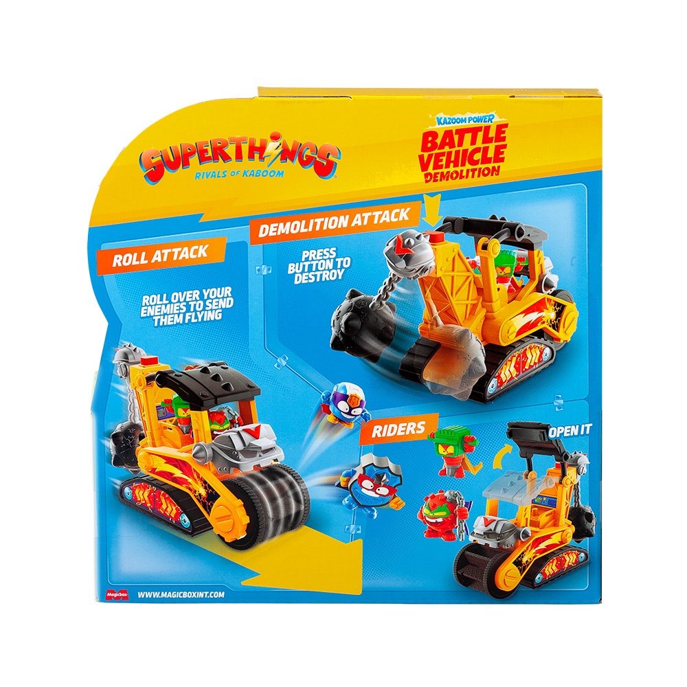 Superthings - Kazoom Power Warrios Battle Vehicles: Demolition: imagen 2