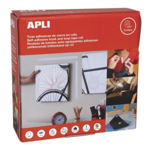 Cinta Velcro Adhesiva Blanca 2cm x 10m